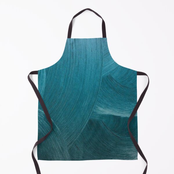Item preview, Teal Paint Brush Strokes — Abstract Blue Green Oil Painting Texture designed and sold by LYAN-STORE.