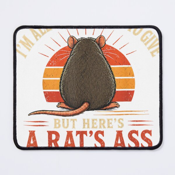 Item preview, Rat Meme Funny Sarcastic Raccoon-Style Rodent Quote designed and sold by otaku.edwardj.