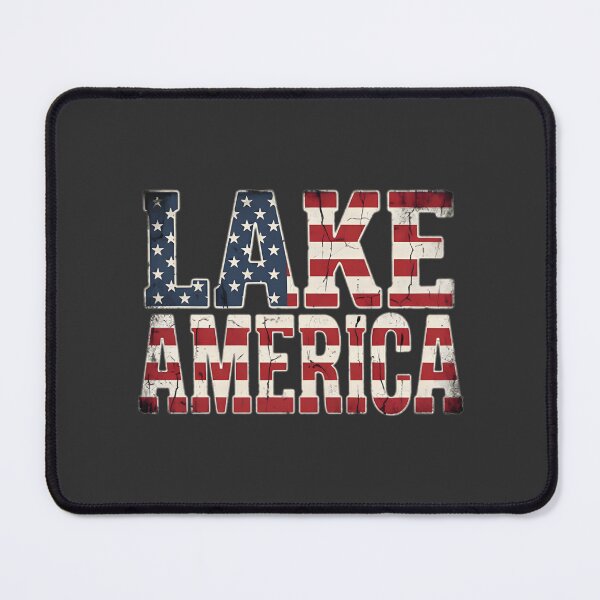 Item preview, Patriotic American Flag Lake Life Vintage Usa Country Cabin Sunset Graphic | Best Gift designed and sold by shahroozj.
