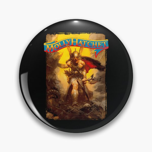 Item preview, Molly Hatchet Frank Frazetta designed and sold by AleLalaMaNochal.