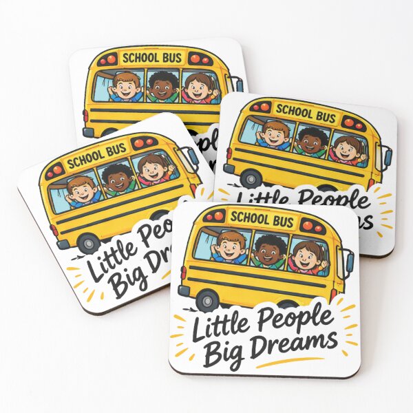 Item preview, School Bus – Little People Big Dreams designed and sold by devonclemon.