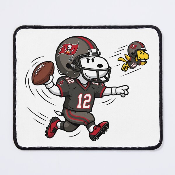 Item preview, Snoopy & Woodstock Tampa Bay Buccaneers Football Retro F102 designed and sold by GLUVY-THEME.