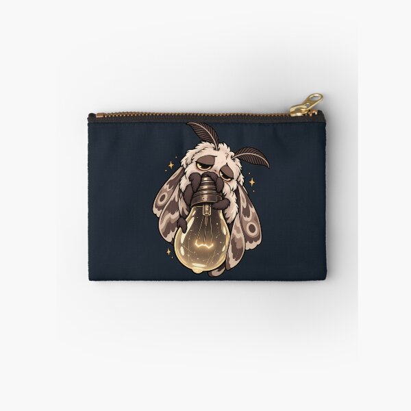Item preview, Cute Moth Hugging a Glowing Light Bulb designed and sold by ZetaDream.