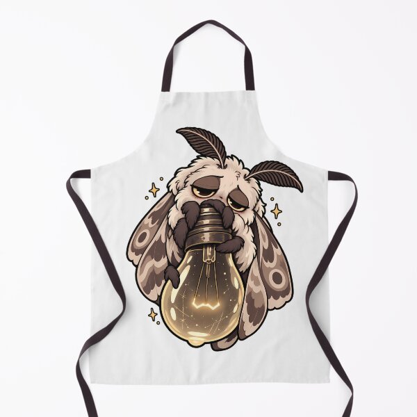 Item preview, Cute Moth Hugging a Glowing Light Bulb designed and sold by ZetaDream.