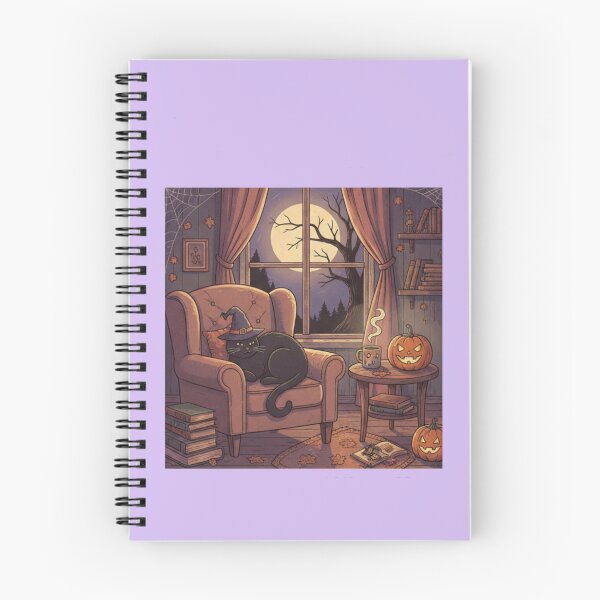 Item preview, Black Cat Armchair Pumpkin Window Graphic designed and sold by Exquisite Design Studio „Paculówka”.