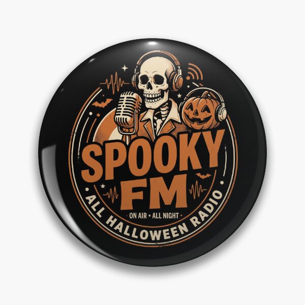 Item preview, Spooky FM All Halloween Radio designed and sold by dudelinart.