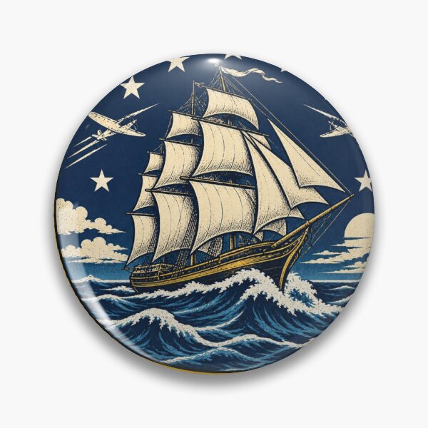 Item preview, Sailor Shirt Ocean Guardians Squadron Vintage Ship Art designed and sold by otaku.edwardj.