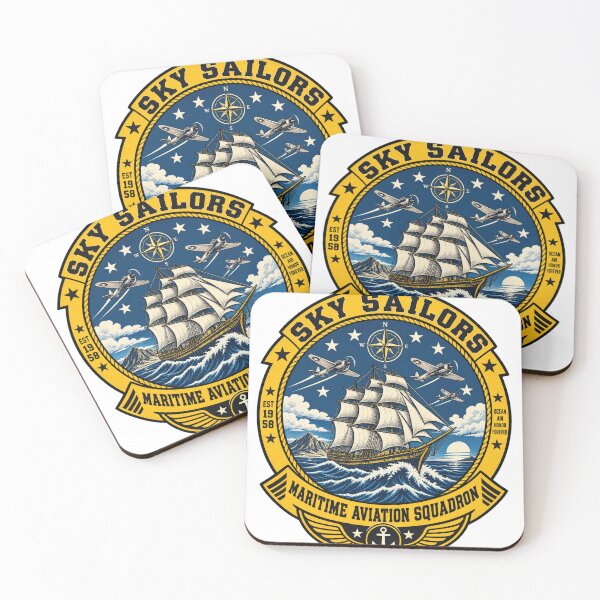 Item preview, Maritime Aviation Squadron Navy Ship and Air Patrol Emblem designed and sold by otaku.edwardj.