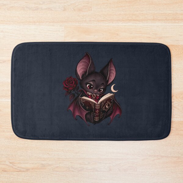 Item preview, Cute Gothic Bat Reading a Moonlit Book designed and sold by ZetaDream.