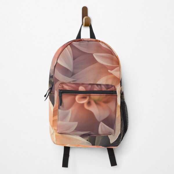 Item preview, Soft Peach Dahlias Pattern — Romantic Pastel Floral Aesthetic designed and sold by LYAN-STORE.