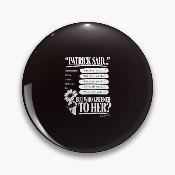 Item preview, Patrick Said But Who Listened Message designed and sold by ImeldaSparks.