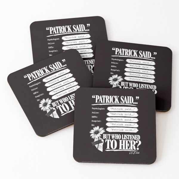 Item preview, Patrick Said But Who Listened Message designed and sold by ImeldaSparks.