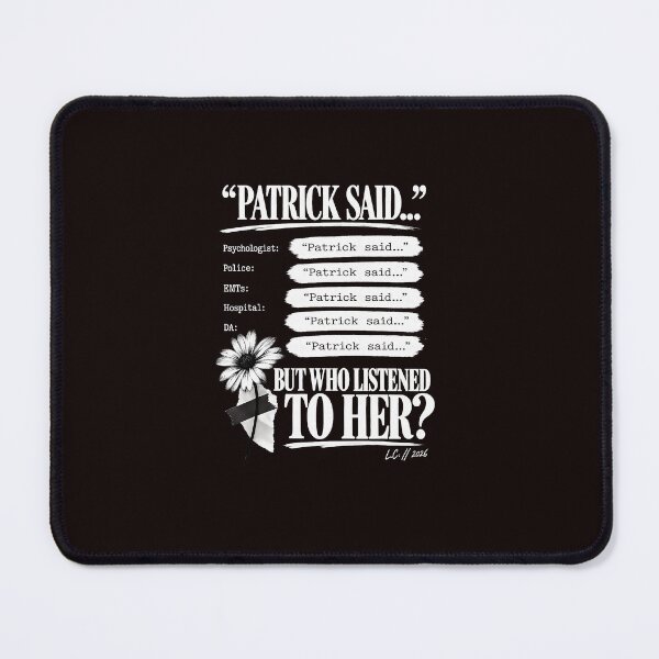 Item preview, Patrick Said But Who Listened Message designed and sold by ImeldaSparks.