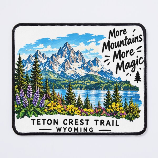 Item preview, Teton Crest Trail (Wyoming) designed and sold by devonclemon.