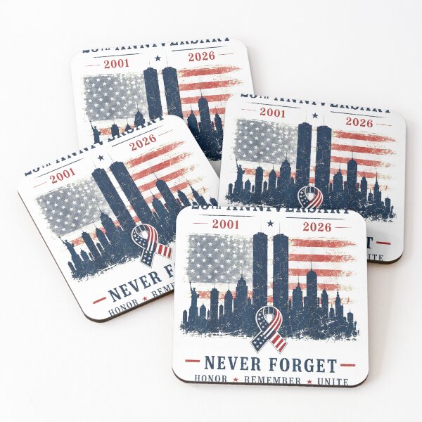 Item preview, never forget 25th anniversary patriotic remembrance tribute designed and sold by otaku.edwardj.