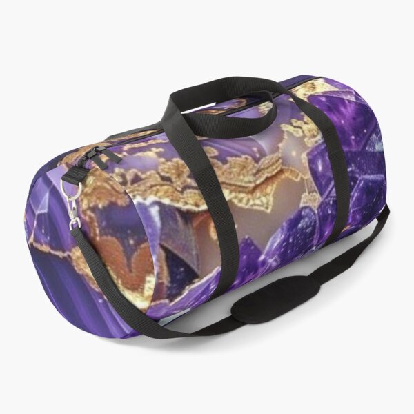 Item preview, Purple Amethyst Geode & Gold Veins — Luxury Crystal Agate Texture designed and sold by LYAN-STORE.