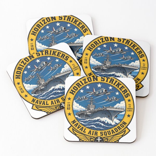 Item preview, Naval Air Squadron Vintage Carrier Aircraft Emblem designed and sold by otaku.edwardj.