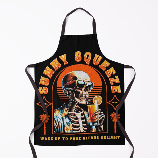 Item preview, Sunny Squeeze Skull Retro Summer T-Shirt, Citrus Vintage Beach designed and sold by baretyas.
