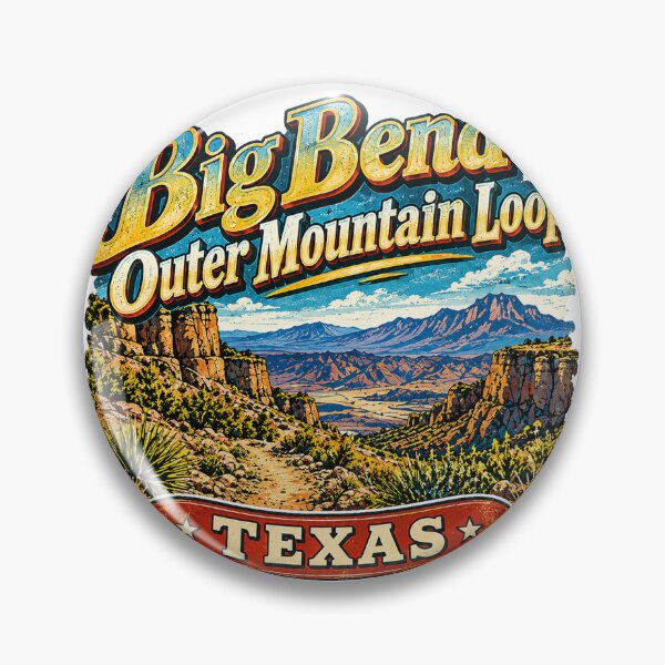 Item preview, Big Bend Outer Mountain Loop (Texas) designed and sold by devonclemon.