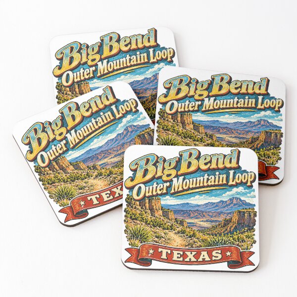 Item preview, Big Bend Outer Mountain Loop (Texas) designed and sold by devonclemon.