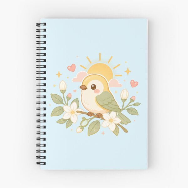 Item preview, A New Day Awaits – Cute Thai Bird Illustration designed and sold by CosmicQuietStudio.