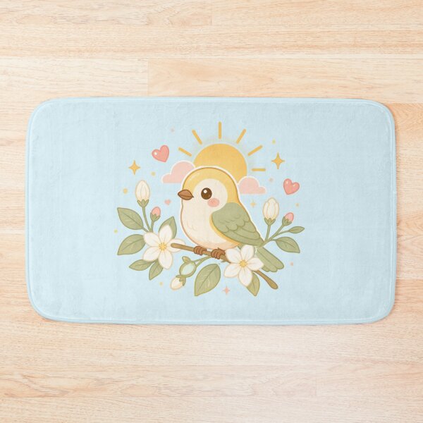 Item preview, A New Day Awaits – Cute Thai Bird Illustration designed and sold by CosmicQuietStudio.