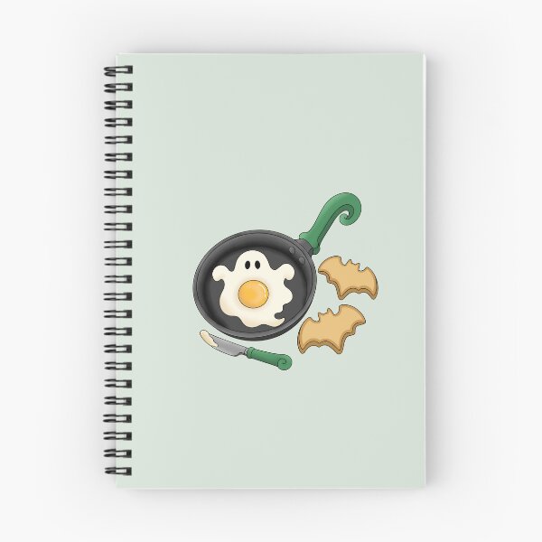 Item preview, Cute Ghost Fried Egg with Bat-Shaped Toast designed and sold by DesgnsxGifts.