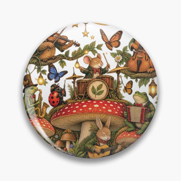 Item preview, Forest Folk Orchestra Under Moonlit Mushroom Tree designed and sold by otaku.edwardj.
