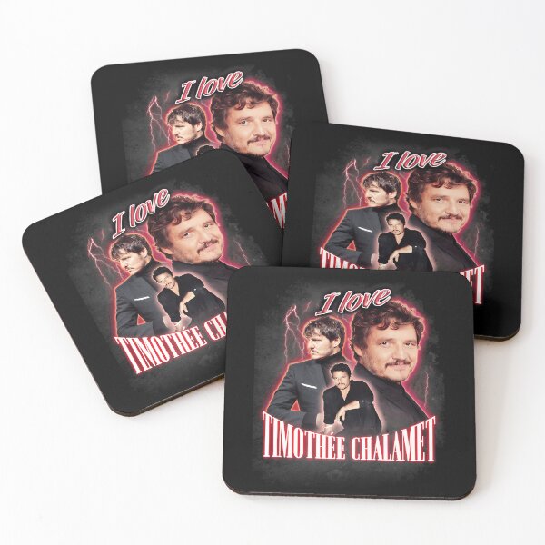 Item preview, I Love Timothee Chalamet Pedro Pascal designed and sold by AleLalaMaNochal.