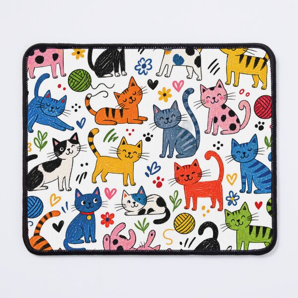 Item preview, Cute Colorful Cats Funny Animal Kitten Cat Lover designed and sold by Nextstep Design.