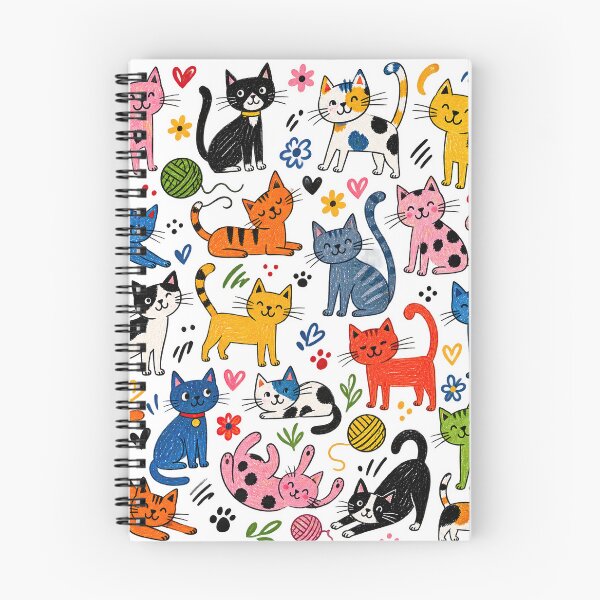 Item preview, Cute Colorful Cats Funny Animal Kitten Cat Lover designed and sold by Nextstep Design.