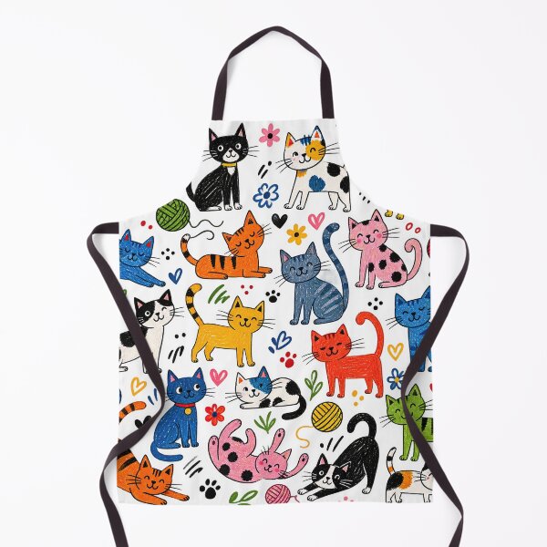 Item preview, Cute Colorful Cats Funny Animal Kitten Cat Lover designed and sold by Nextstep Design.