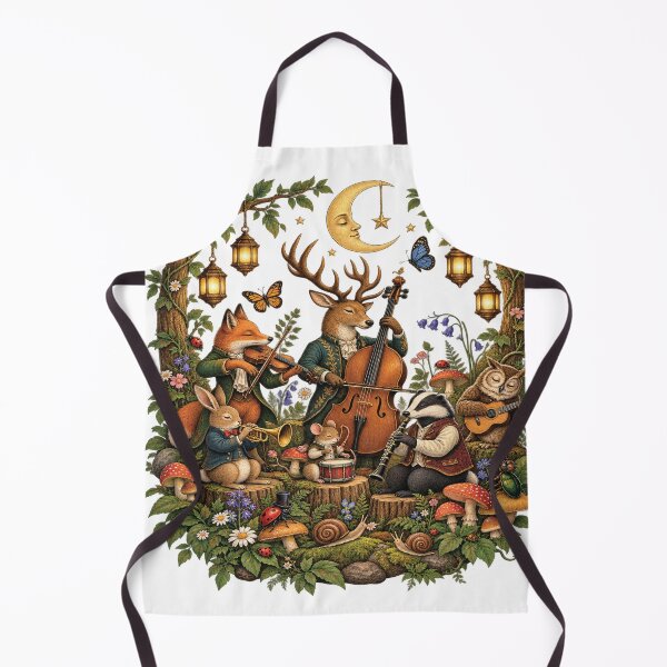 Item preview, forest animals orchestra moonlit woodland music scene designed and sold by otaku.edwardj.