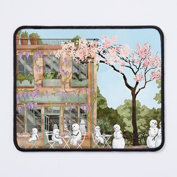 Item preview, Snowman cafe designed and sold by pictoartcrew.