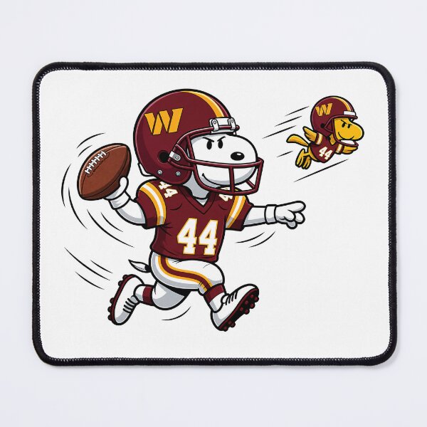 Item preview, Snoopy & Woodstock Washington Commanders Football Retro F106 designed and sold by GLUVY-THEME.