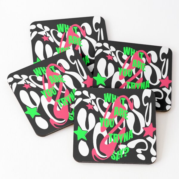Item preview, What Are You Tryna Say Urban T-Shirt, Neon Sarcastic Streetwear designed and sold by baretyas.