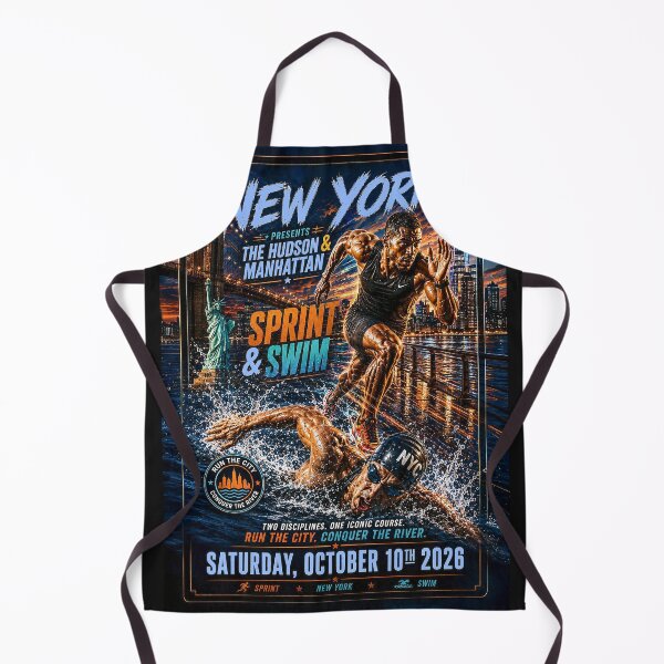 Item preview, NEW YORK - The Hudson & Manhattan - Sprint & Swim - Oct. 10th 2026 designed and sold by DBM Photo Art 1.