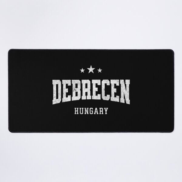 Item preview, Debrecen Hungary Vintage Varsity Distressed Retro College Travel Design designed and sold by NiceTeeClub.