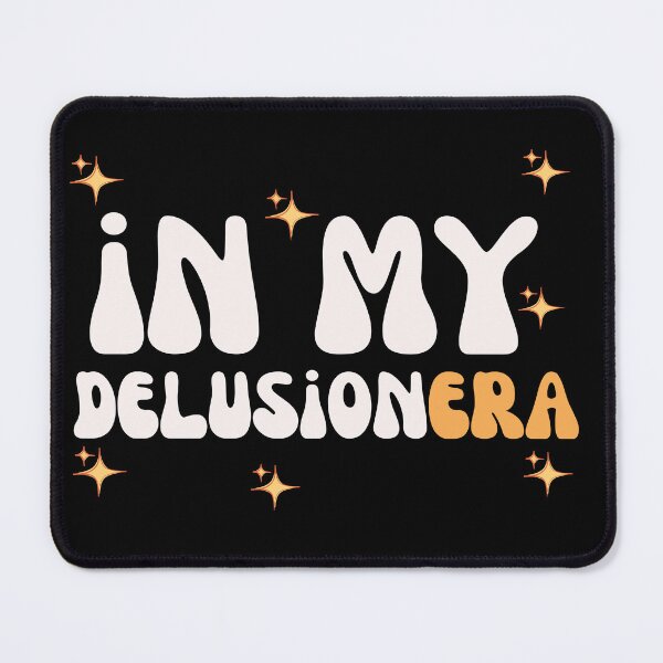 Item preview, In My Delusional Era Retro Groovy Typography designed and sold by mumchaosdesigns.