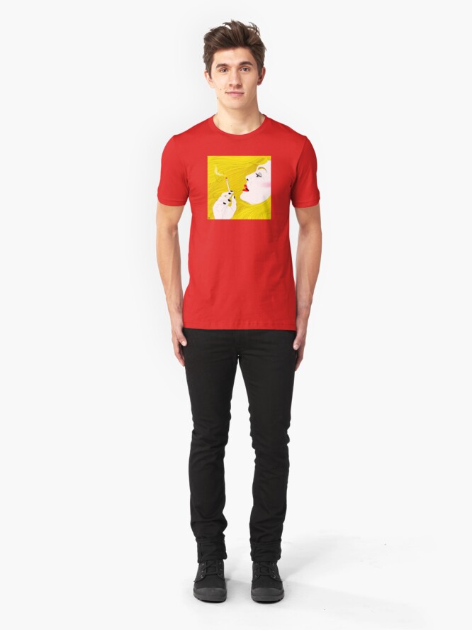 Alternate view of Smoking Hair Slim Fit T-Shirt