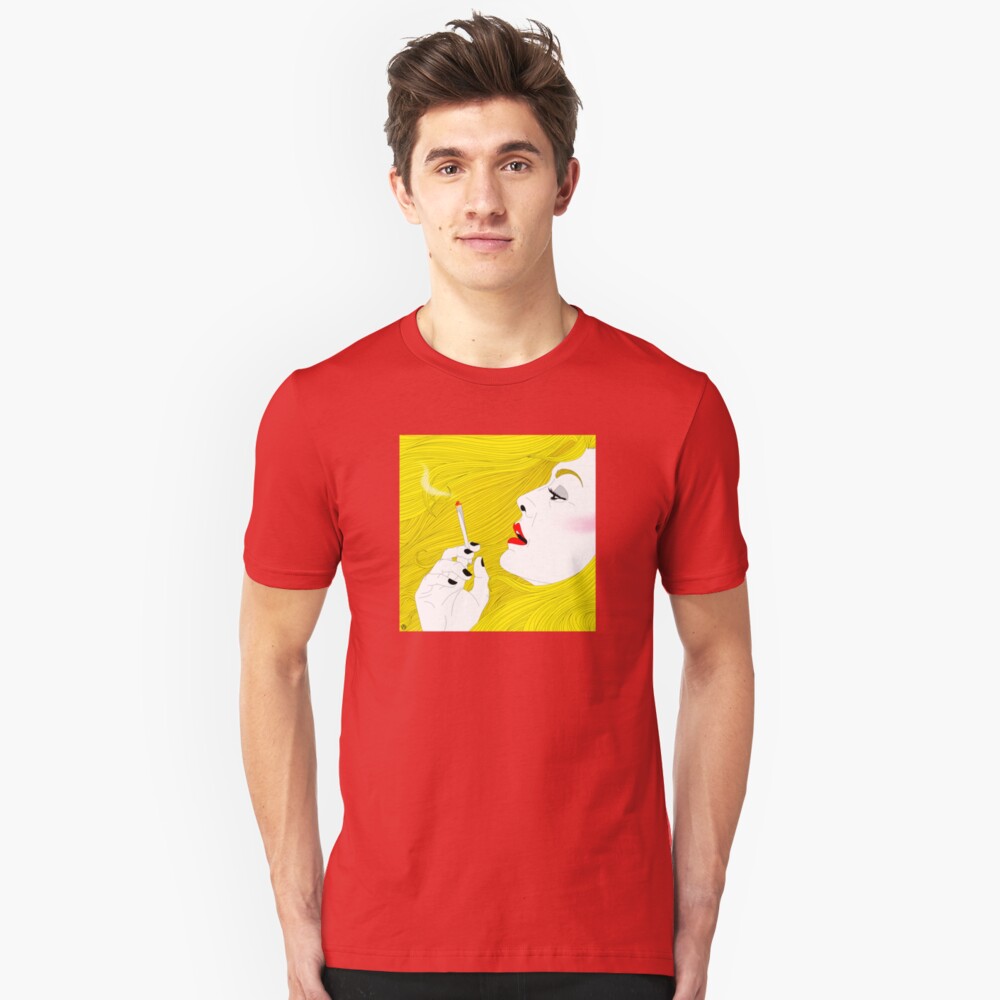 Smoking Hair Slim Fit T-Shirt