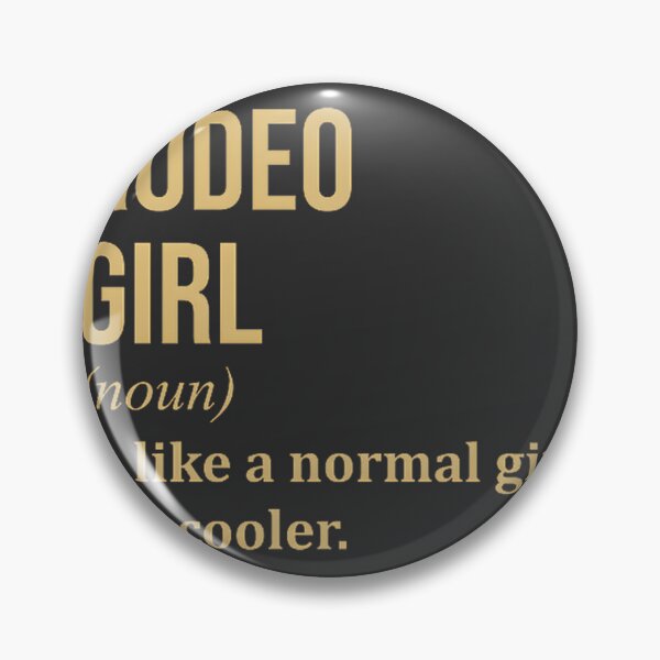 Item preview, Rodeo Girl Definition Gold Western Cowgirl Life | Limited Edition designed and sold by hannahnormann.