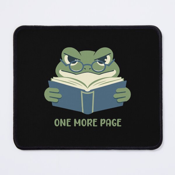 Item preview, One More Page - Funny Frog Cartoon Reading Book designed and sold by stylishdzign.