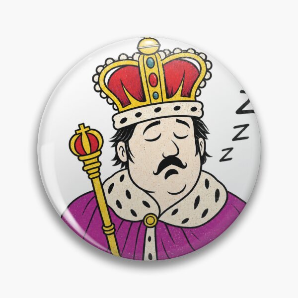 Item preview, king regal cartoon prince with scepter and crown designed and sold by otaku.edwardj.