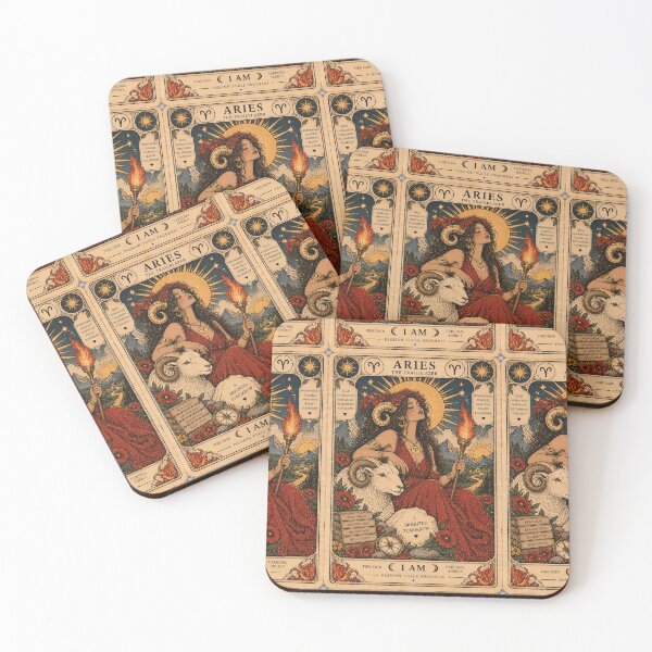 Item preview, Aries Tarot Card – The Trailblazer | Cute Vintage Zodiac Aesthetic designed and sold by Moon & Sun Tarot.