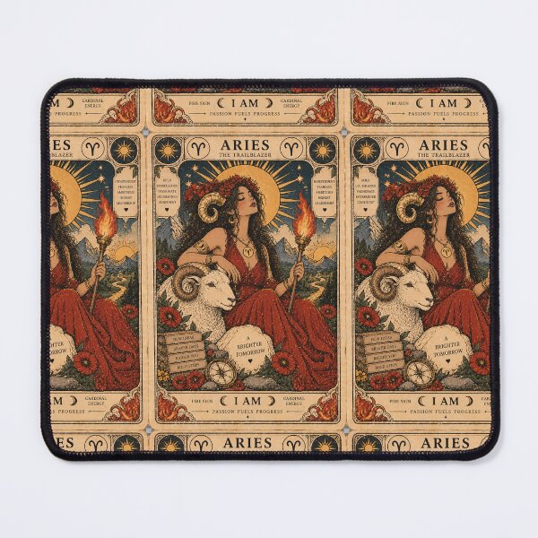 Item preview, Aries Tarot Card – The Trailblazer | Cute Vintage Zodiac Aesthetic designed and sold by Moon & Sun Tarot.