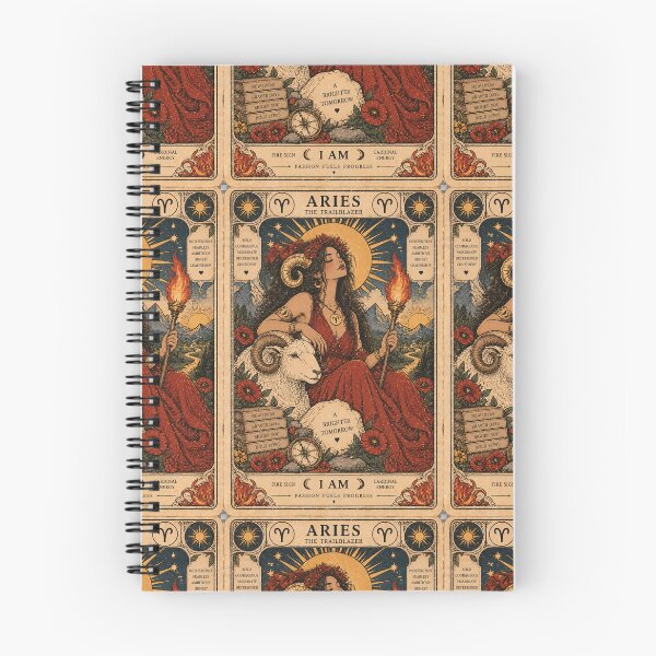 Item preview, Aries Tarot Card – The Trailblazer | Cute Vintage Zodiac Aesthetic designed and sold by Moon & Sun Tarot.
