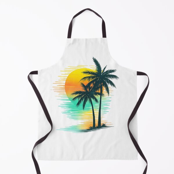 Item preview, Retro Tropical Sunset Palm Tree Vaporwave Design designed and sold by CreativeNest Prints.