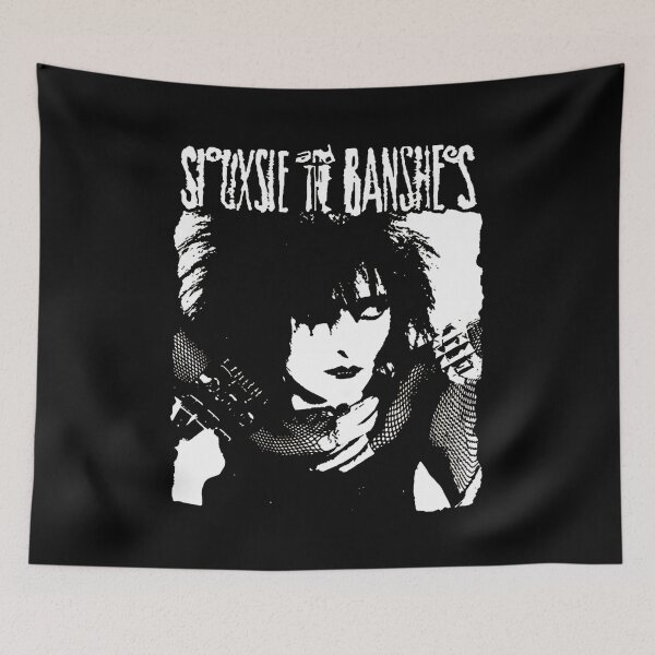 Item preview, Gothic Post Punk Rock Singer Black and White Portrait designed and sold by Aulianarrt.