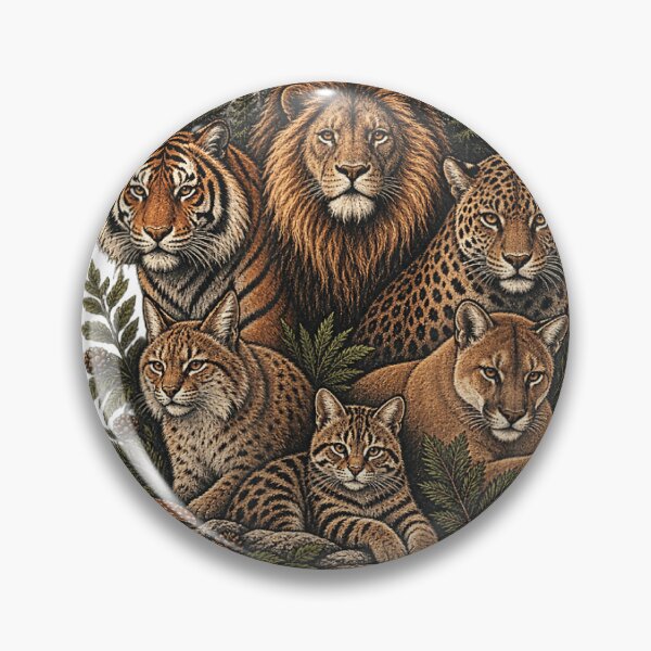 Item preview, Big Cats Are Pettable Funny Wildlife Graphic Tee designed and sold by otaku.edwardj.